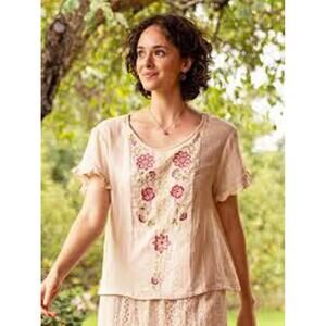 April Cornell Keepsake Blouse Women XXS